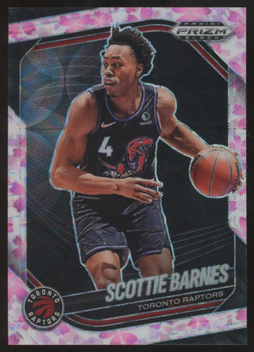 2024-25 Panini Prizm Black Scottie Barnes Cherry Blossom /20 #65