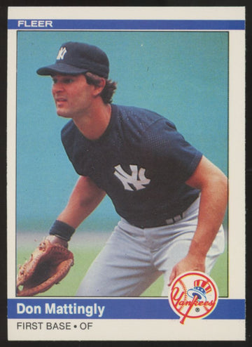 1984 Fleer Don Mattingly RC #131 NM-MT "D"