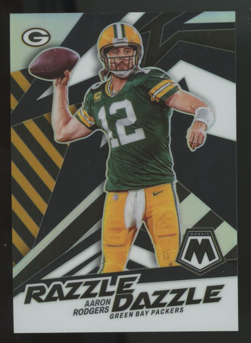 2022 Panini Mosaic Aaron Rodgers Razzle Dazzle #RD-2