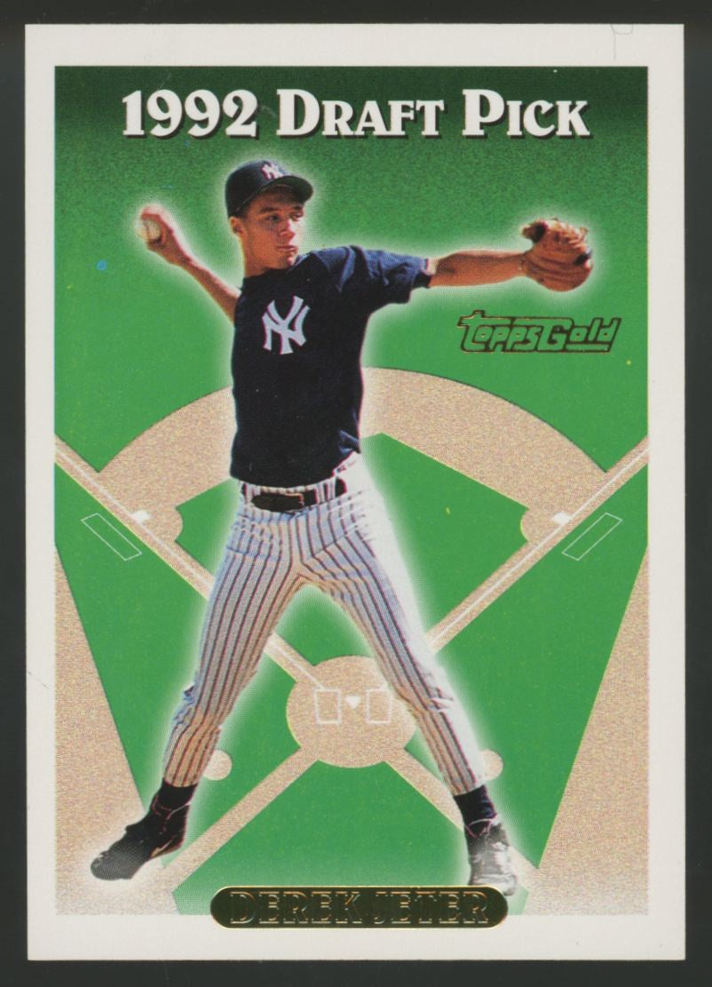 1993 Topps Gold Series One Baseball Complete Set (396/396) Derek Jeter RC