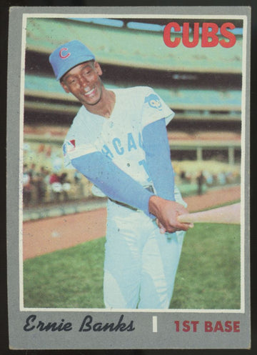 1970 Topps Ernie Banks #630 VG-VG/EX