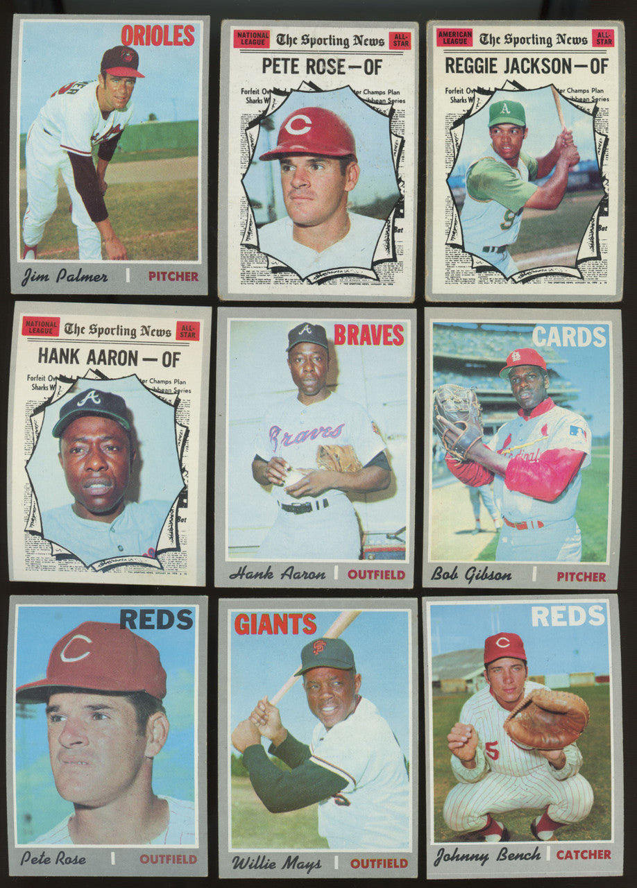 1970 Topps Baseball Complete Set (720) EX-EX/MT Overall