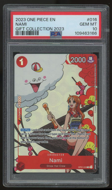 2023 One Piece Nami Gift Collection #016 PSA 10