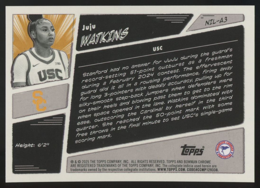 2025-26 Bowman JuJu Watkins Anime SSP #NIL-A3