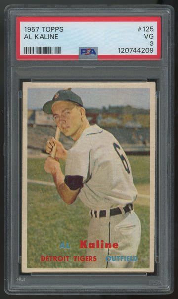 1957 Topps Al Kaline #125 PSA 3