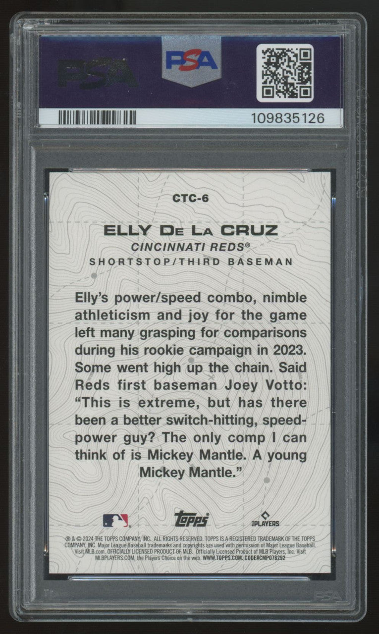 2024 Topps Elly De La Cruz RC City To City #CTC-6 PSA 10