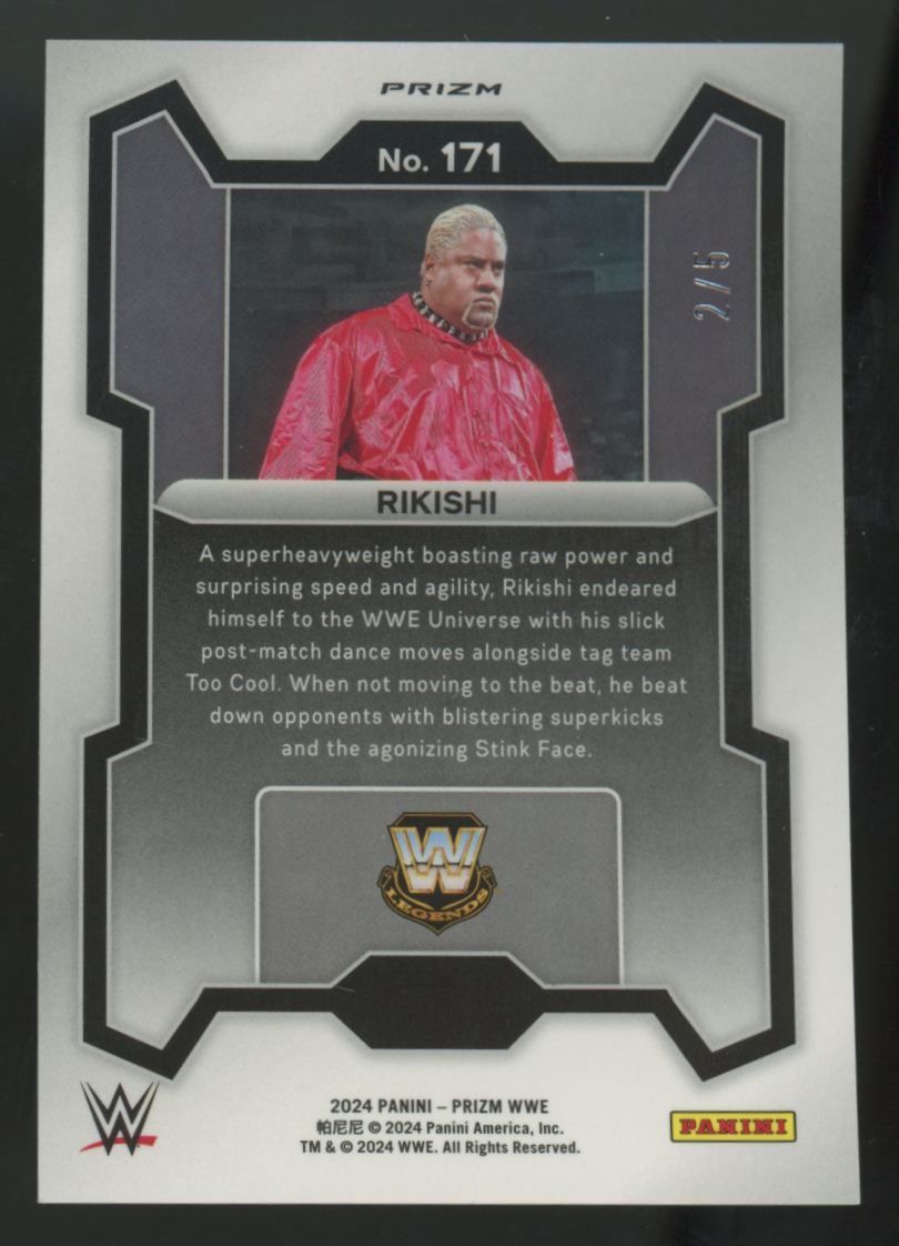 2024 Panini Prizm WWE Rikishi Premium Box Set Gold /5 #171