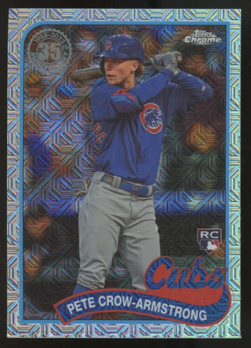 2024 Topps Chrome Silver Pack Pete Crow-Armstrong RC 1989 Topps #T89C-86