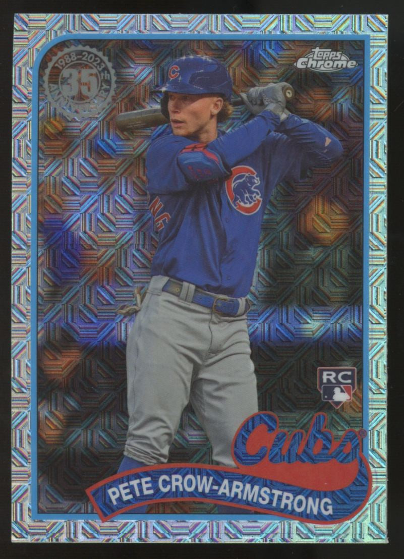 2024 Topps Chrome Silver Pack Pete Crow-Armstrong RC 1989 Topps #T89C-86