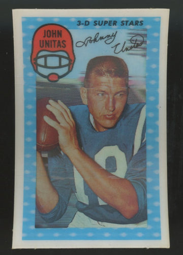1971 Kellogg's John Unitas 3-D Super Stars #28 VG/EX
