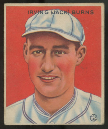 1933 Goudey Irving "Jack" Burns #198 VG