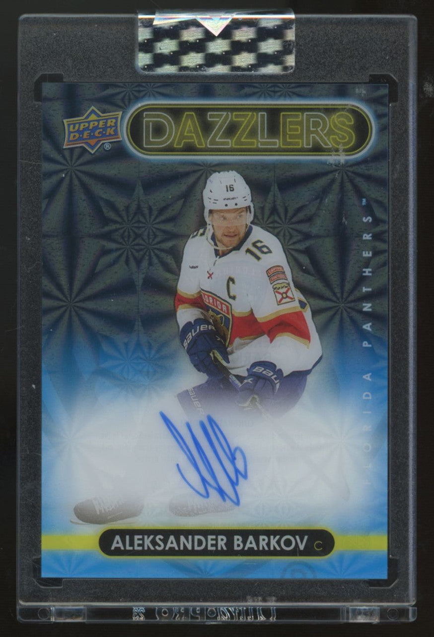 2024-25 UD Clear Cut Aleksander Barkov Dazzlers Auto SP #DA-AB
