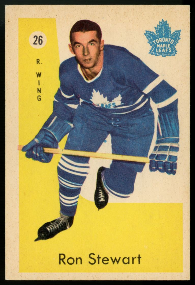1959-60 Parkhurst Ron Stewart #26 EX/MT
