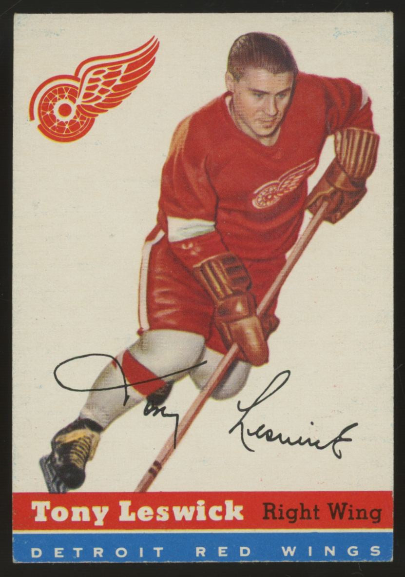 1954-55 Topps Tony Leswick #45 EX/EX-MT