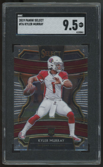 2019 Panini Select Kyler Murray RC #76 SGC 9.5