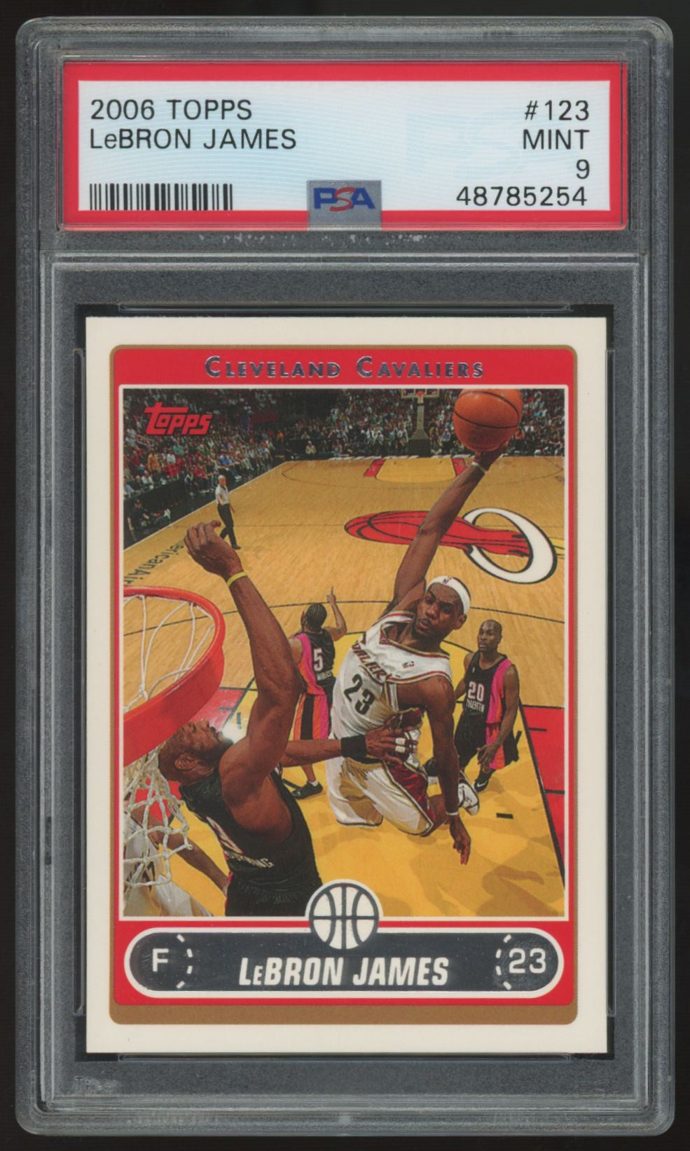 2006-07 Topps LeBron James #123 PSA 9