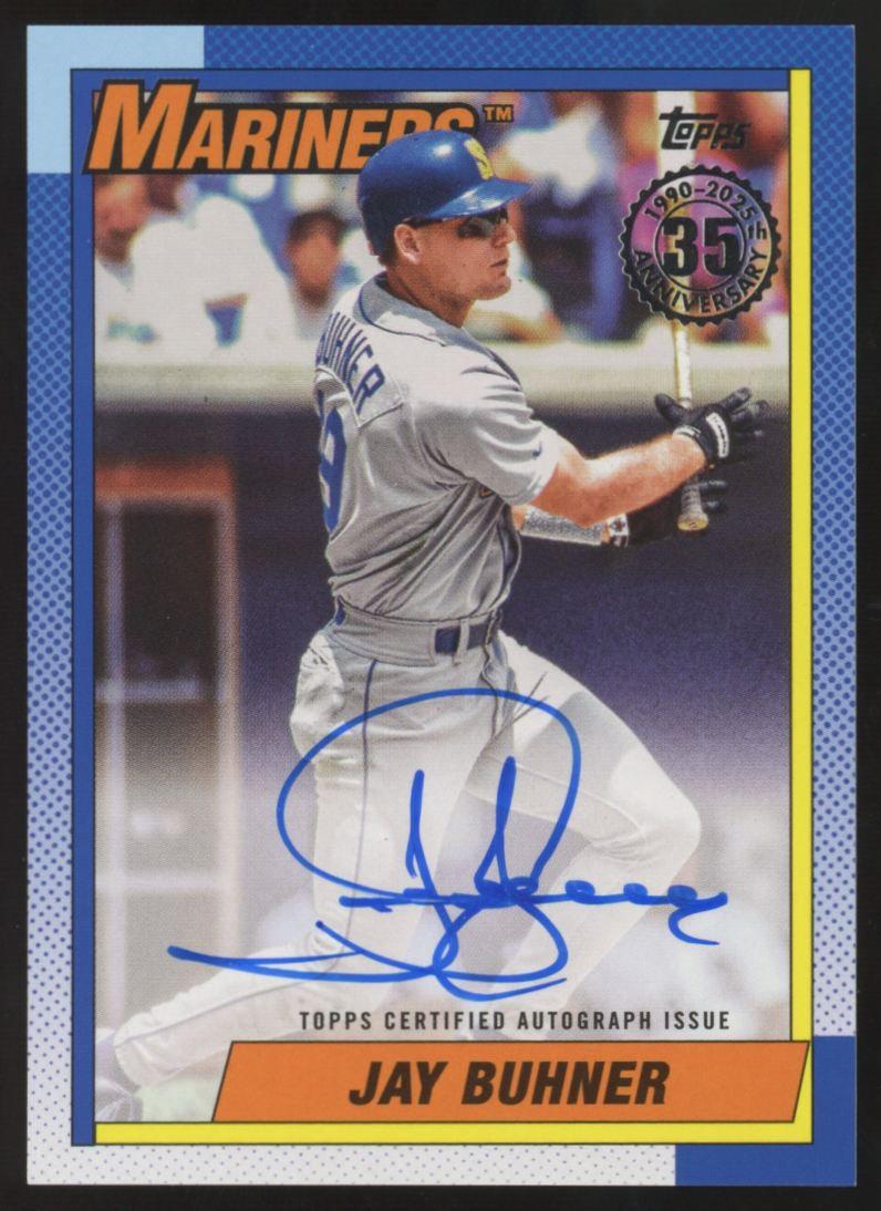 2025 Topps Series Two Jay Buhner 1990 Auto #90B2-JB