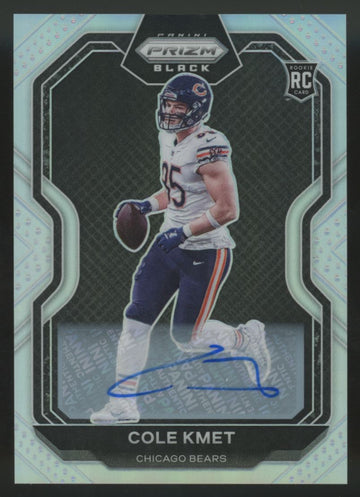 2020 Chronicles Prizm Black Cole Kmet RC Silver Auto #PB-17
