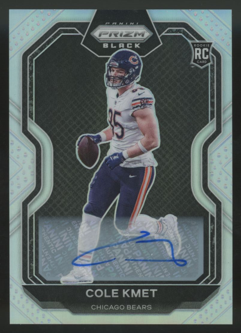 2020 Chronicles Prizm Black Cole Kmet RC Silver Auto #PB-17
