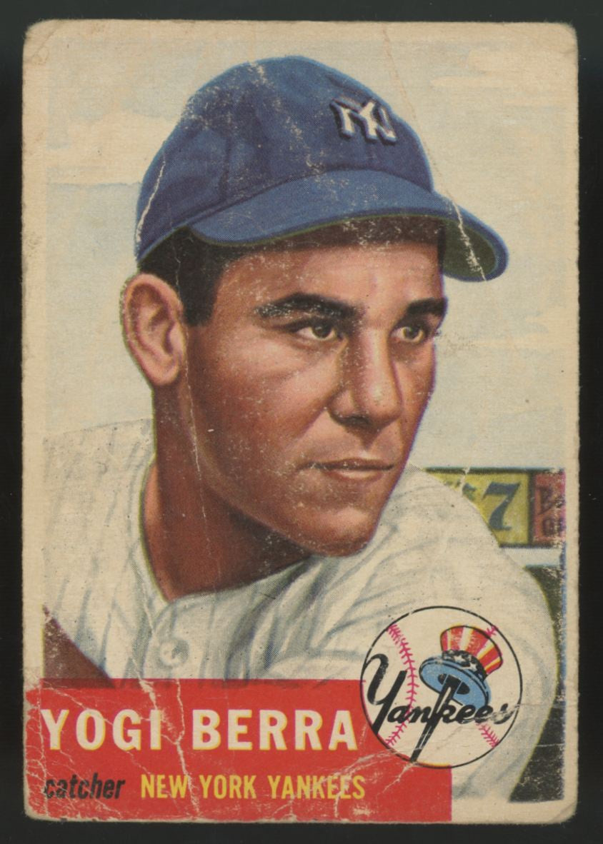 1953 Topps Yogi Berra #104 Poor