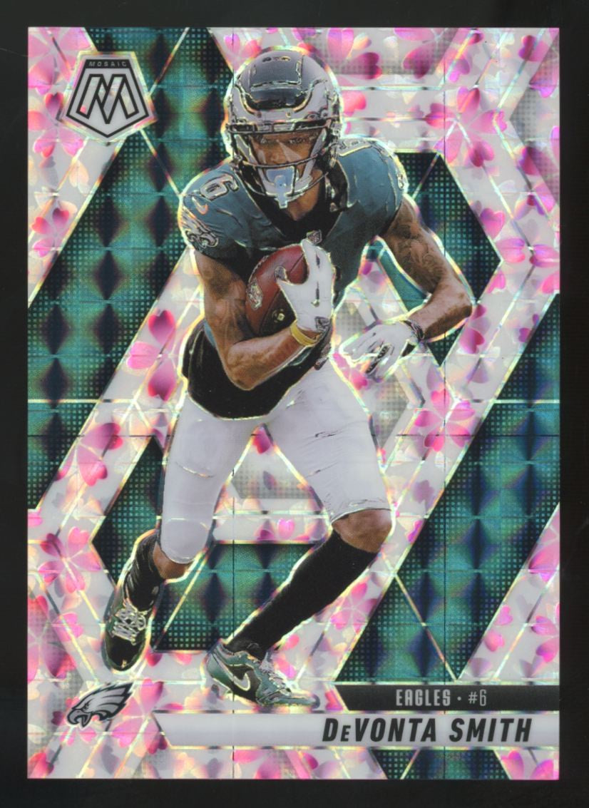 2025 Panini Mosaic DeVonta Smith Choice Cherry Blossom /20 #119