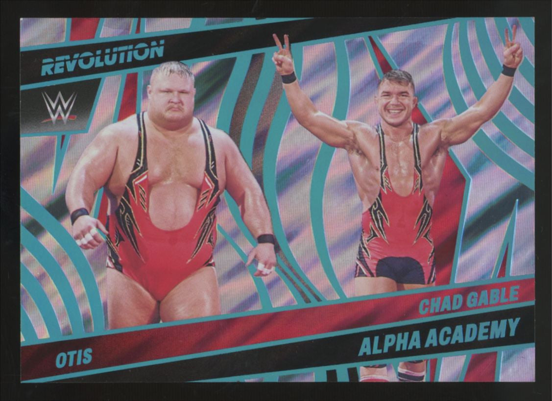 2022 Panini Revolution WWE Otis/Chad Gable Lava /10 #148