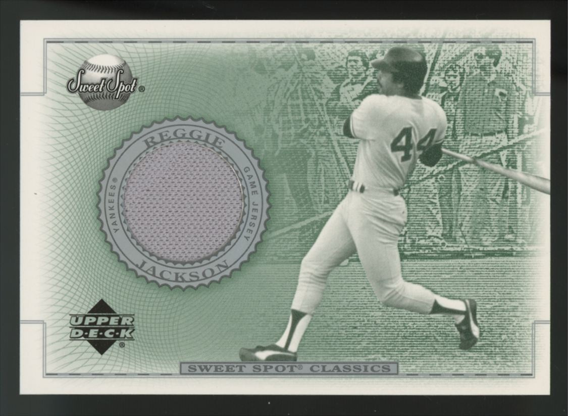 2002 Upper Deck Sweet Spot Reggie Jackson Classics Patch #J-RJ