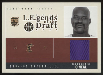 2004-05 Skybox L.E. Shaquille O'Neal Bronze Legends Of The Draft Patch /50
