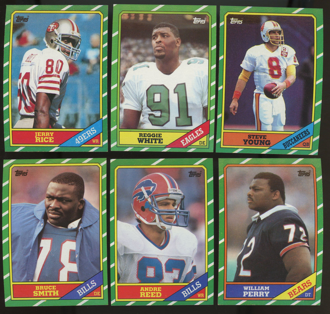 1986 Topps Football Complete Set (396) Rice Young White RC NM-MT "B"