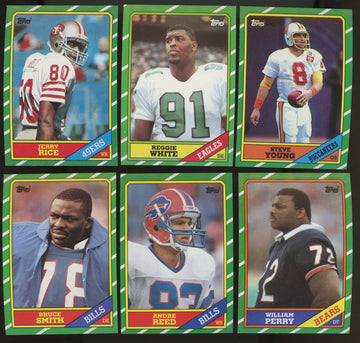 1986 Topps Football Complete Set (396) Rice Young White RC NM-MT "B"
