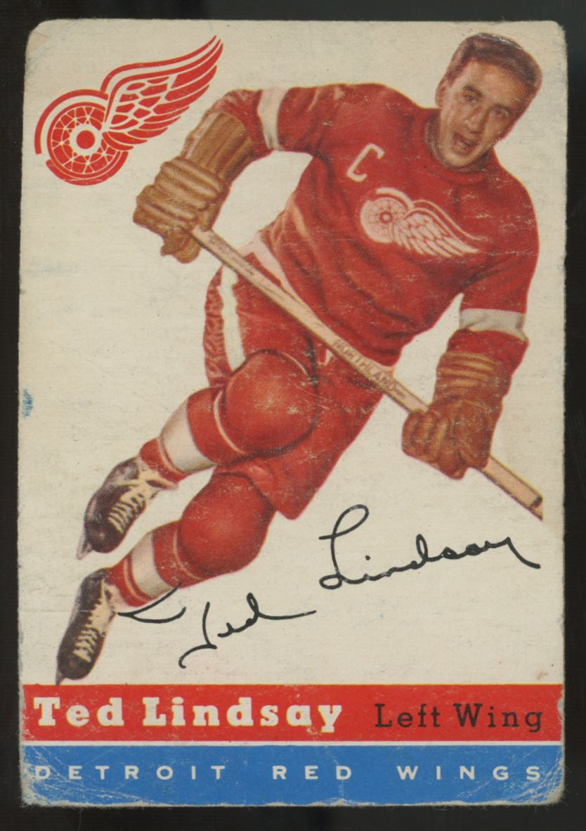 1954-55 Topps Ted Lindsay #51 Poor
