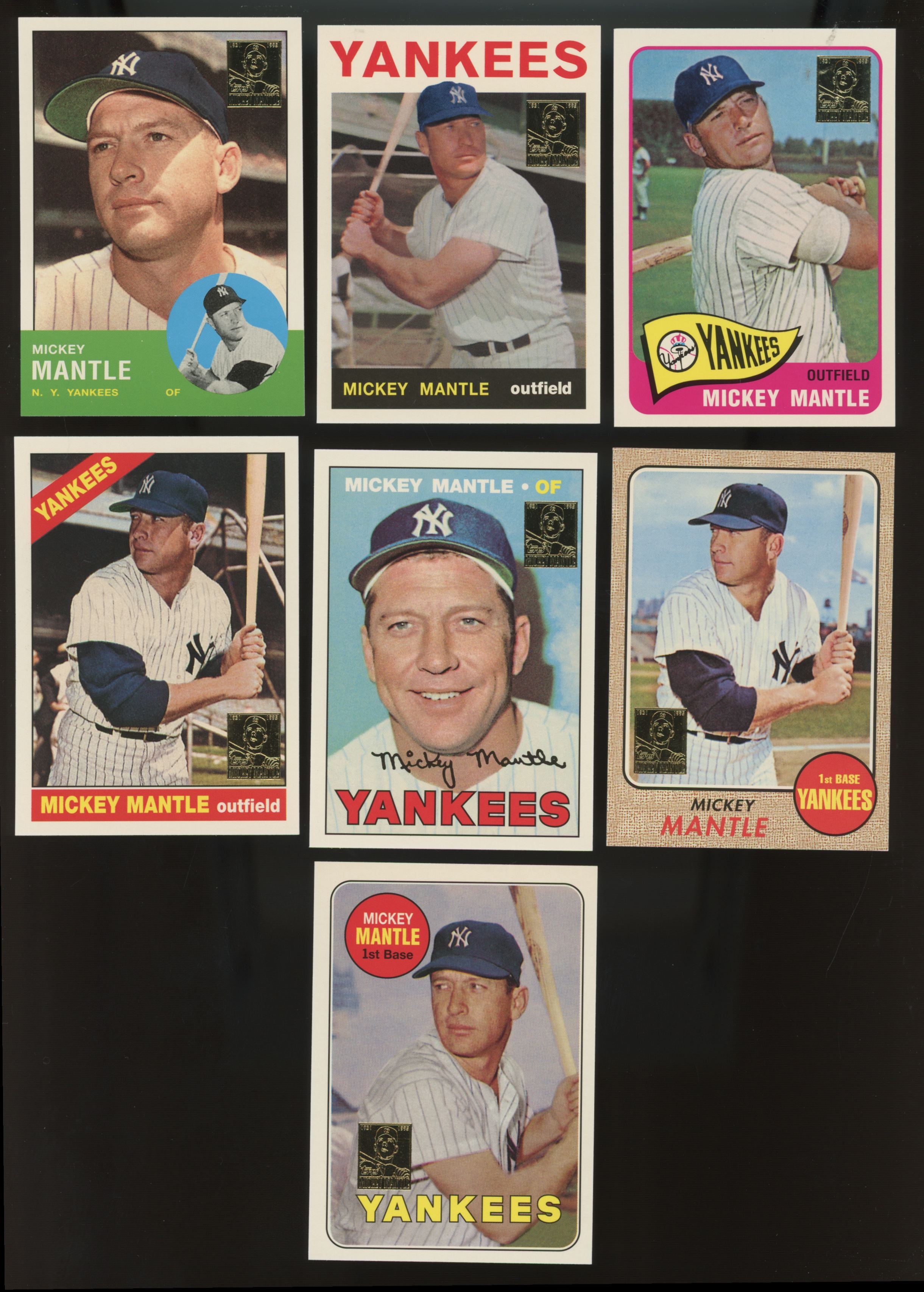 1996 Topps Mickey Mantle Complete Commemorative Set (19/19)