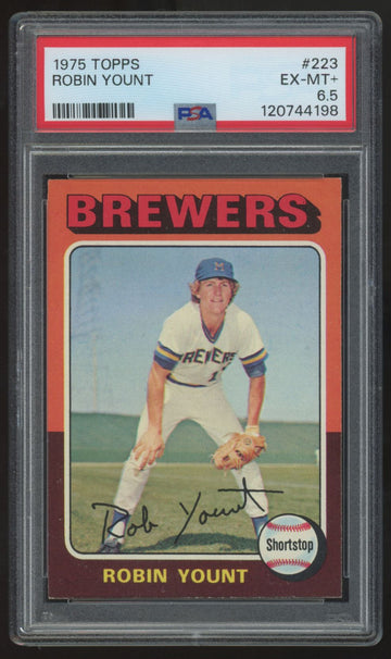 1975 Topps Robin Yount RC #223 PSA 6.5