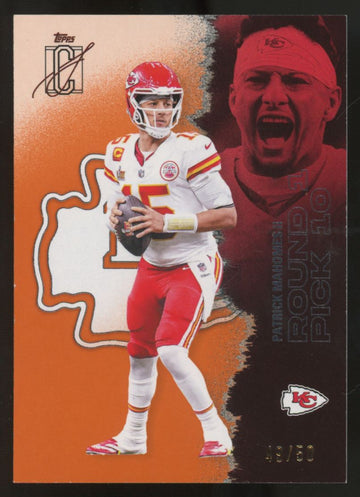 2025 Topps Signature Class Patrick Mahomes II Orange /50 #29