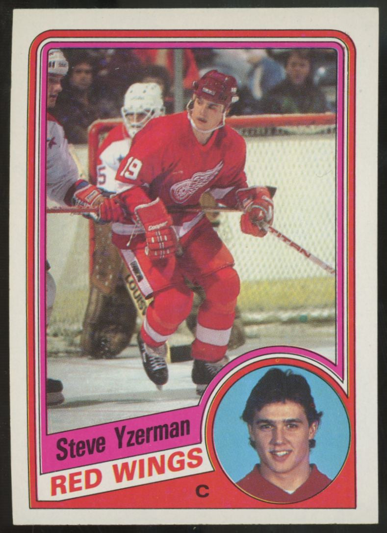 1984-85 Topps Steve Yzerman RC #49 NM "C"