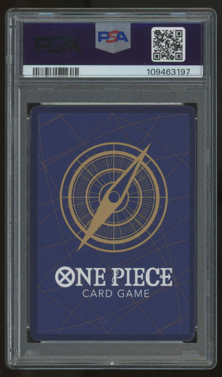 2024 One Piece Dracule Mihawk OP09 Alt Art #048 PSA 10