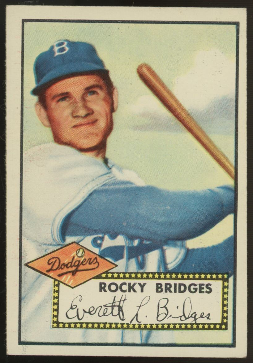 1952 Topps Rocky Bridges #239 VG/EX