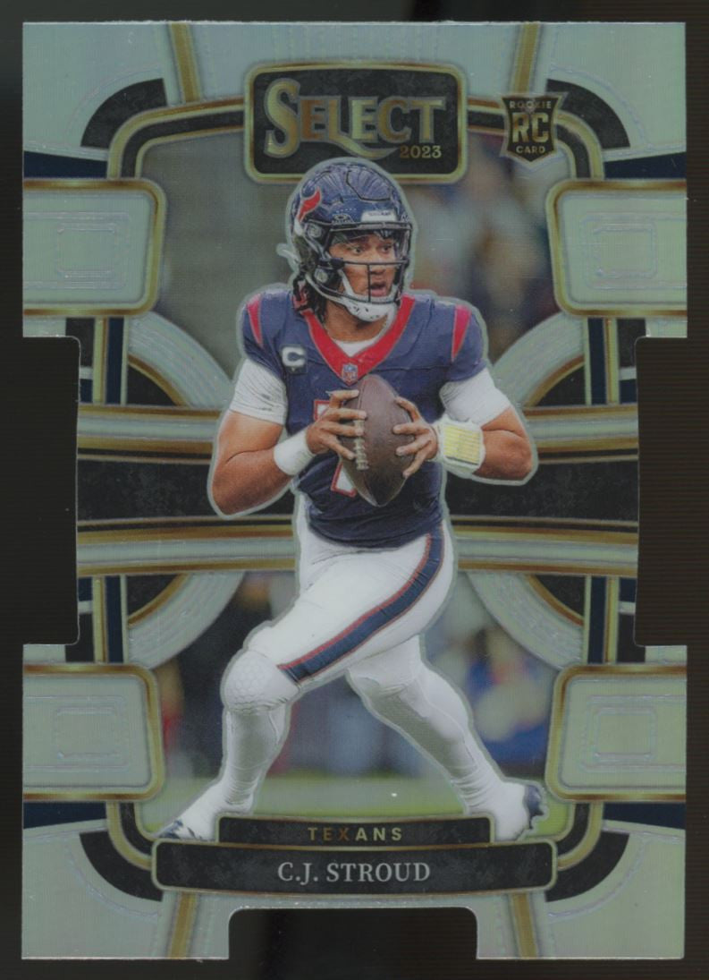 2023 Select CJ Stroud RC Die Cut Silver Prizm #41 "A"