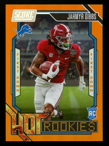 2023 Panini Score Jahmyr Gibbs RC Hot Rookies First Down /10 #13
