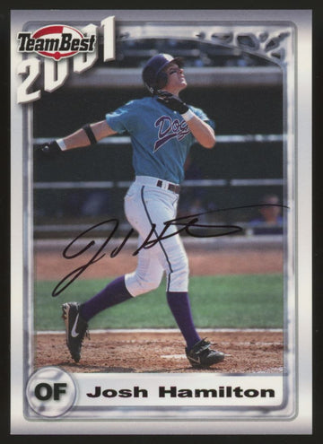 2001 Team Best Josh Hamilton On Card Auto