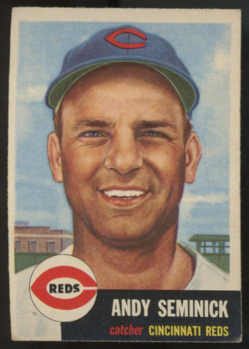 1953 Topps Andy Seminick #153 VG/EX "A"