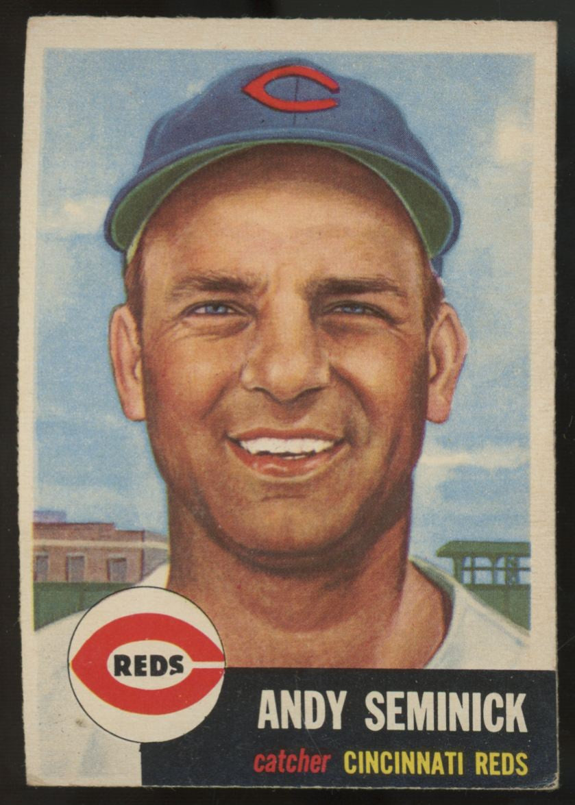 1953 Topps Andy Seminick #153 VG/EX "A"