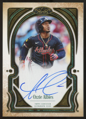 2026 Topps Tier One Ozzie Albies Talent Auto /149 #T1TA-0A