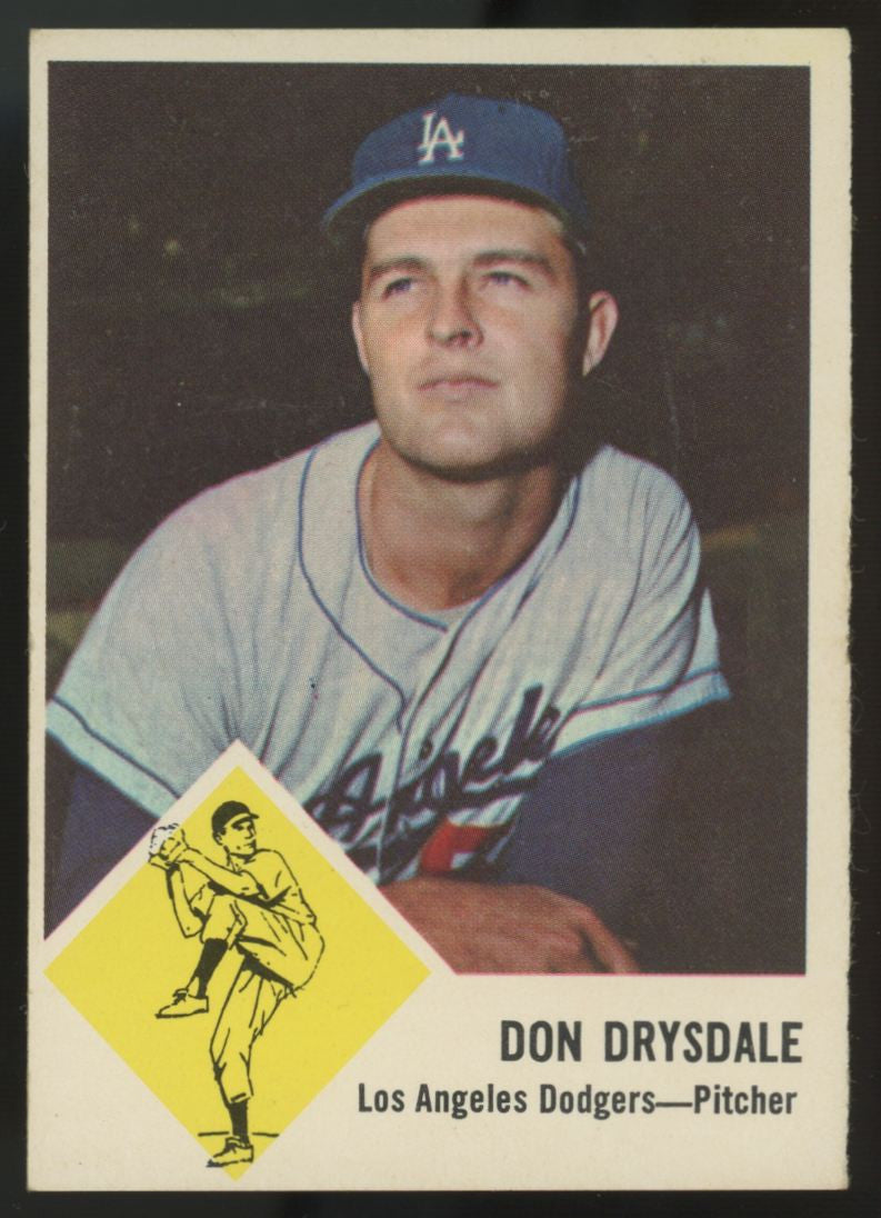 1963 Fleer Don Drysdale #41 EX