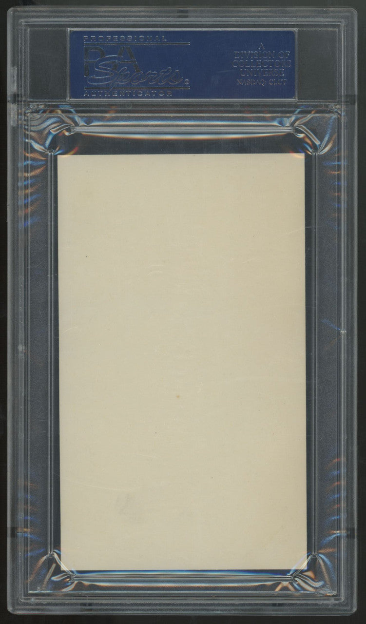 Frank Leahy Signed Auto Index Card PSA/DNA Certified Auto 9