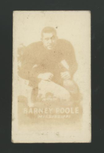 1948 Topps Magic Barney Poole All American Football #1 G/VG