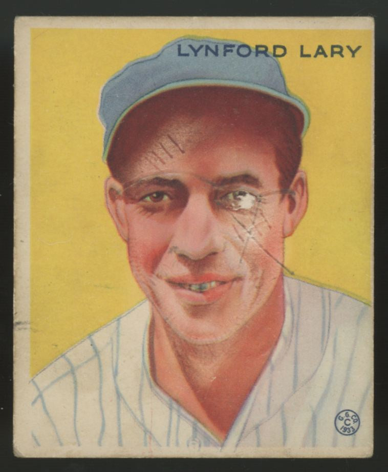 1933 Goudey Lynford Lary #193 Poor