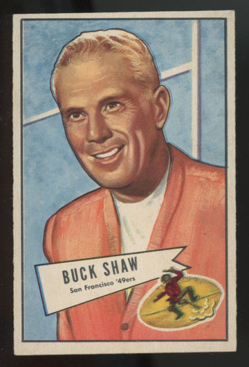 1952 Bowman Small Buck Shaw #95 EX-MT