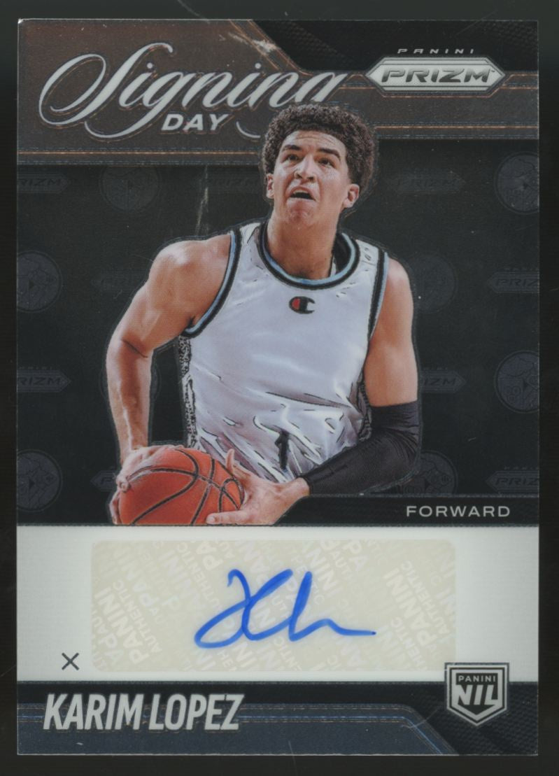 2025-26 Panini Prizm Karim Lopez NIL Signing Day Auto #SD-LOP