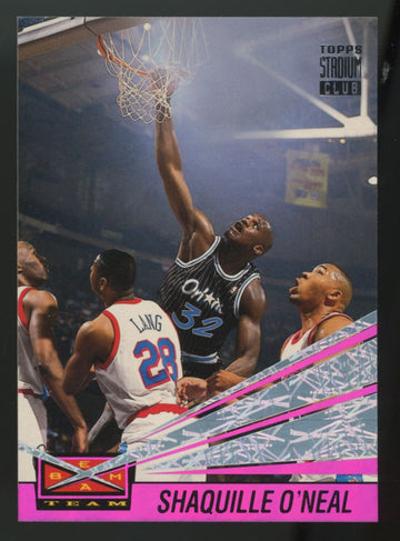 1993-94 Topps Stadium Club Shaquille O'Neal Beam Team #1 "A"